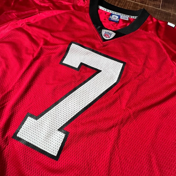VTG Reebok Atlanta Falcons Michael Vick #7 NFL Jersey - Men’s XL - Red - Picture 3 of 9